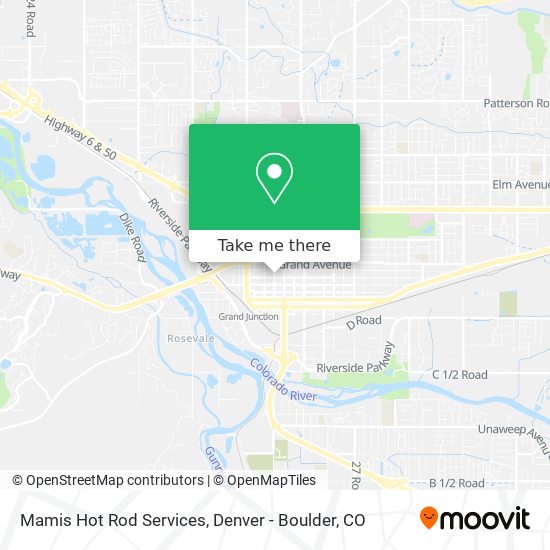 Mamis Hot Rod Services map