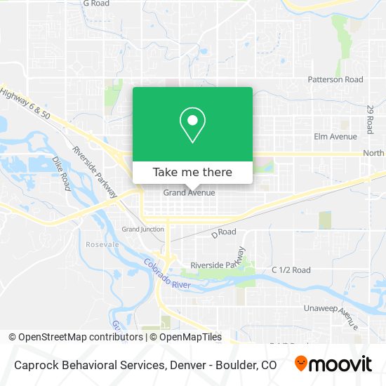 Caprock Behavioral Services map