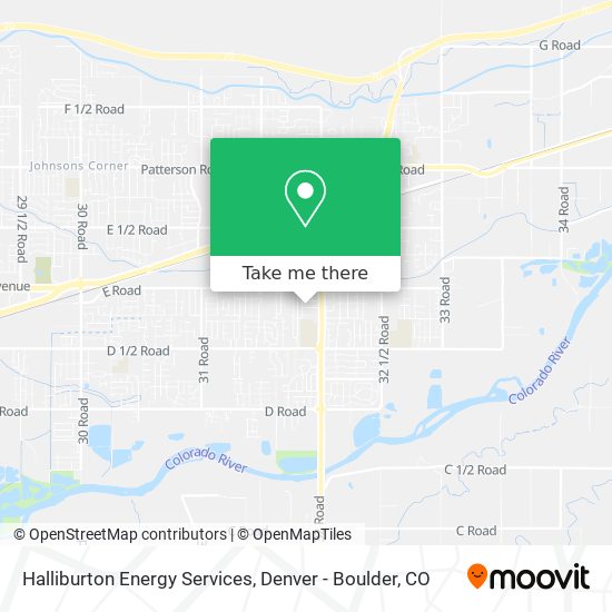 Halliburton Energy Services map