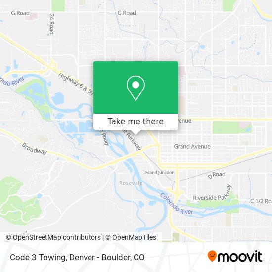 Code 3 Towing map