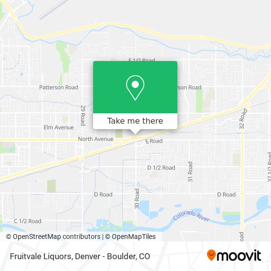 Mapa de Fruitvale Liquors