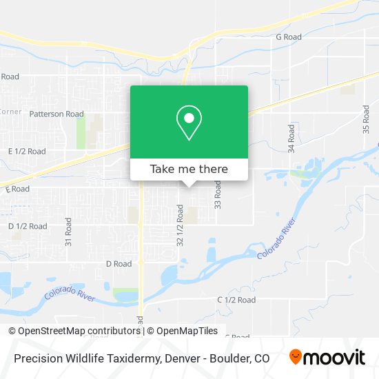 Mapa de Precision Wildlife Taxidermy