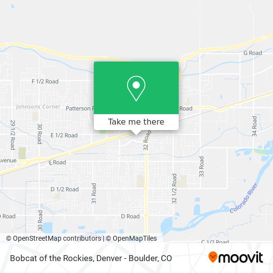 Bobcat of the Rockies map