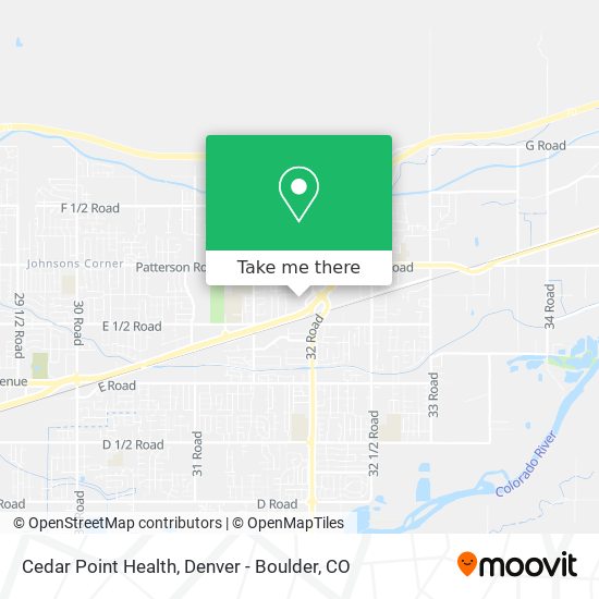 Cedar Point Health map