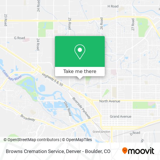 Browns Cremation Service map