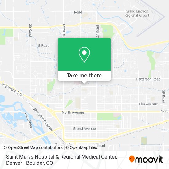 Saint Marys Hospital & Regional Medical Center map