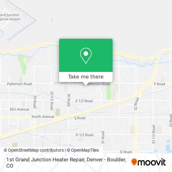 1st Grand Junction Heater Repair map