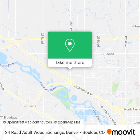 Mapa de 24 Road Adult Video Exchange