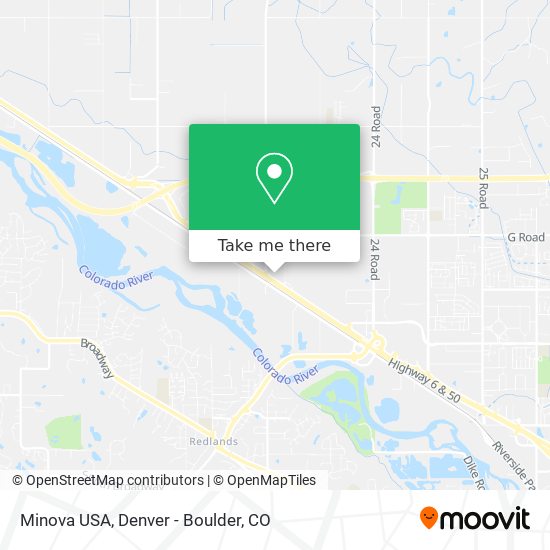 Mapa de Minova USA