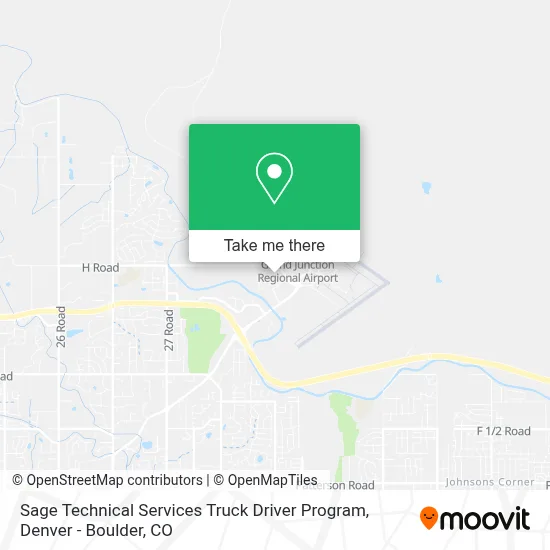 Sage Technical Services Truck Driver Program map
