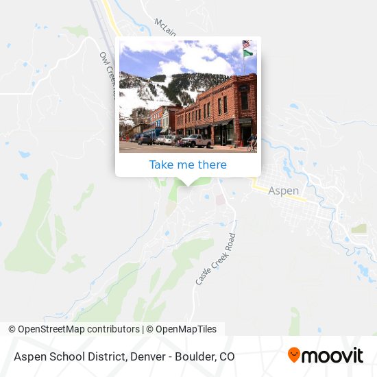 Aspen School District map