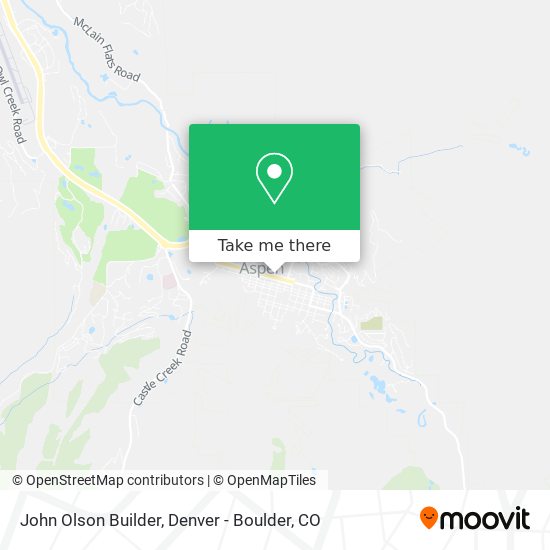 John Olson Builder map