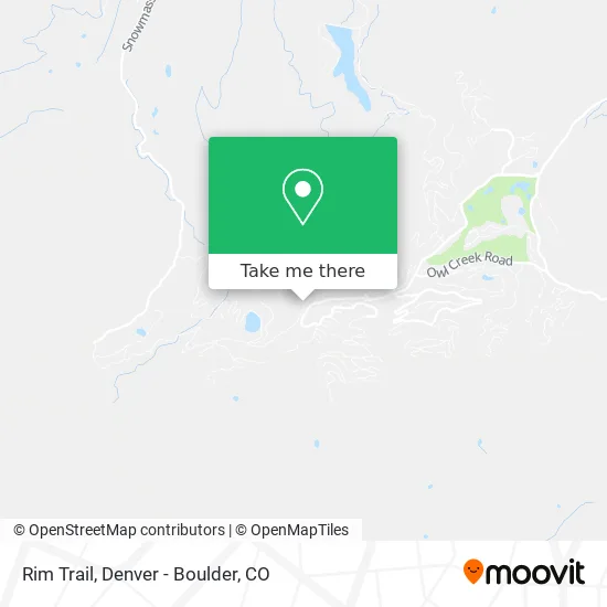 Rim Trail map