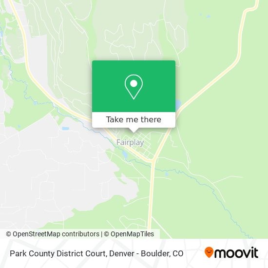 Park County District Court map