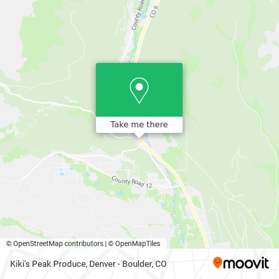 Kiki's Peak Produce map