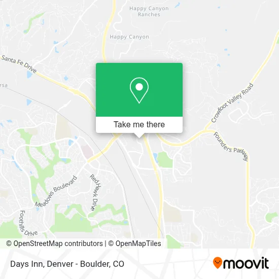 Days Inn map