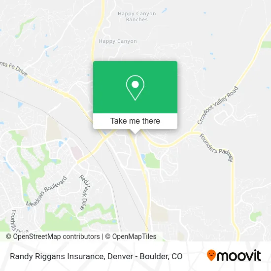 Randy Riggans Insurance map