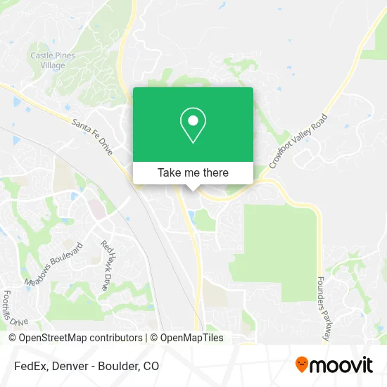 FedEx map