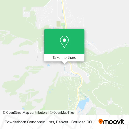Powderhorn Condominiums map