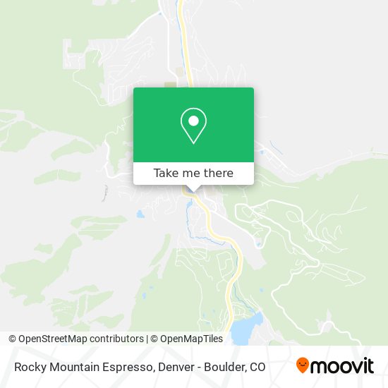 Mapa de Rocky Mountain Espresso