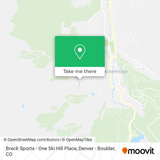 Breck Sports - One Ski Hill Place map