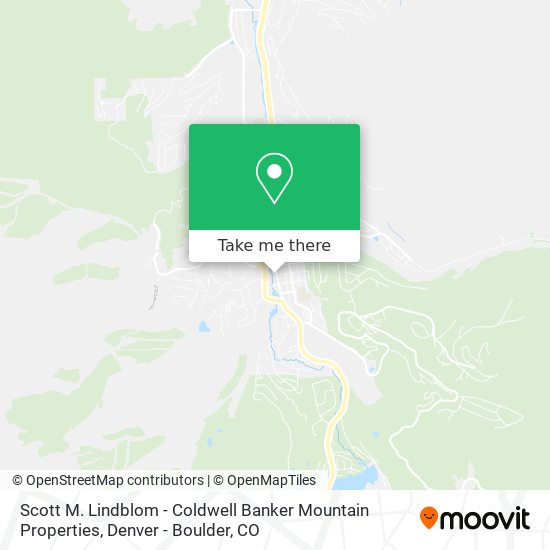 Scott M. Lindblom - Coldwell Banker Mountain Properties map