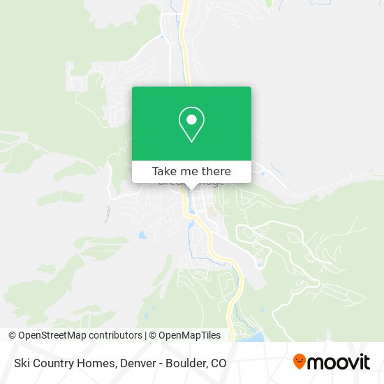 Ski Country Homes map