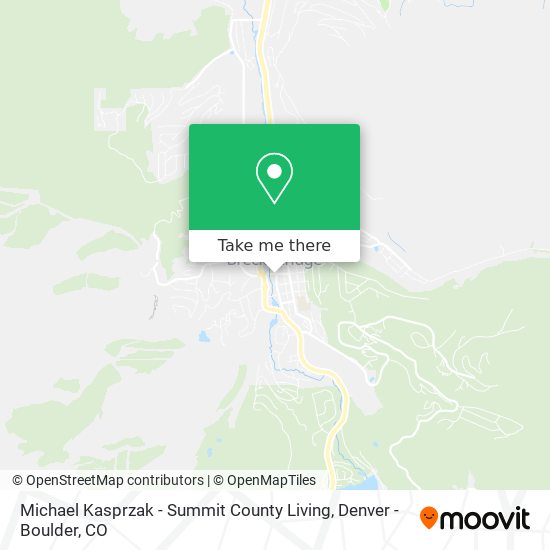 Michael Kasprzak - Summit County Living map