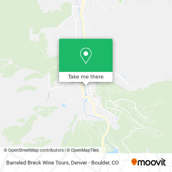 Barreled Breck Wine Tours map