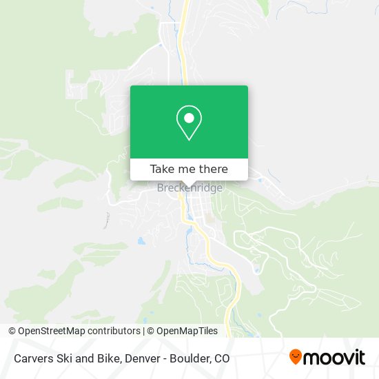 Carvers Ski and Bike map