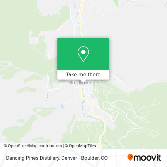 Dancing Pines Distillery map