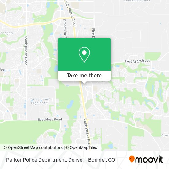 Mapa de Parker Police Department