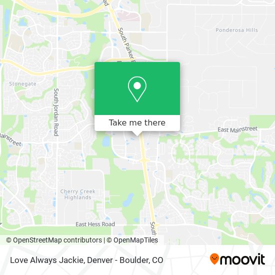 Love Always Jackie map