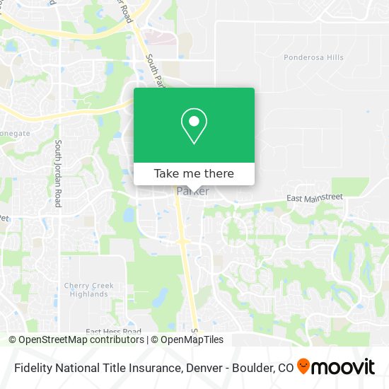 Fidelity National Title Insurance map