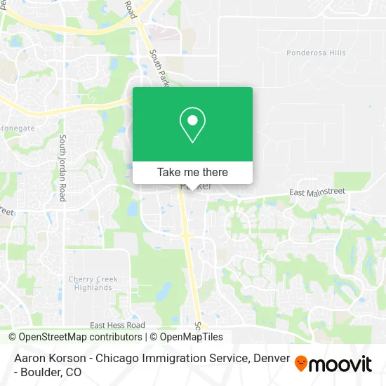 Mapa de Aaron Korson - Chicago Immigration Service