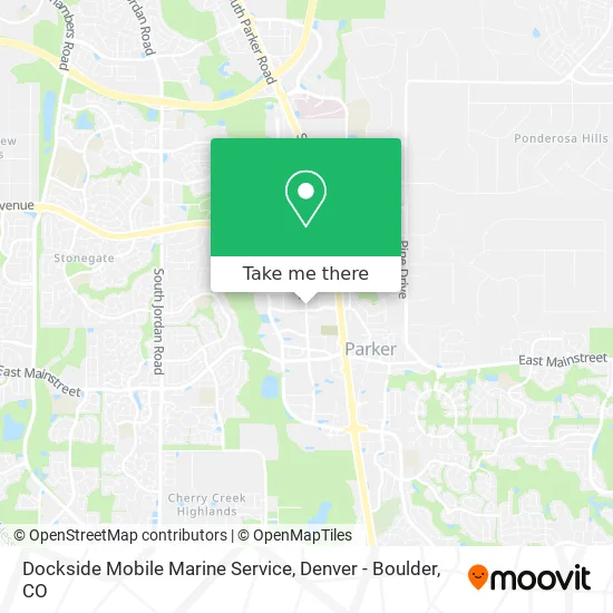 Dockside Mobile Marine Service map