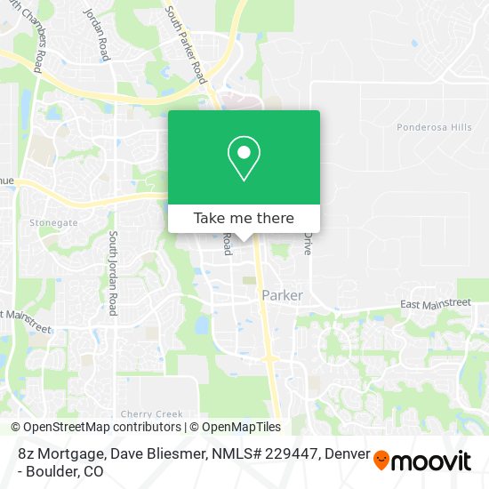 8z Mortgage, Dave Bliesmer, NMLS# 229447 map