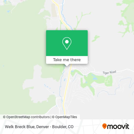Mapa de Welk Breck Blue