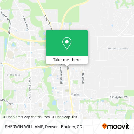 SHERWIN-WILLIAMS map