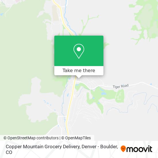 Copper Mountain Grocery Delivery map