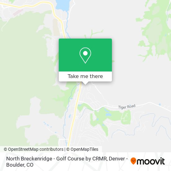 Mapa de North Breckenridge - Golf Course by CRMR