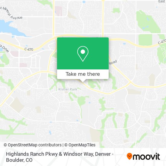 Mapa de Highlands Ranch Pkwy & Windsor Way
