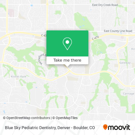Blue Sky Pediatric Dentistry map