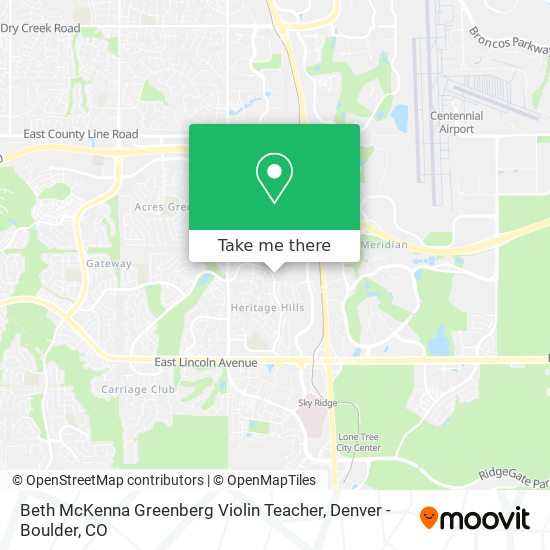 Beth McKenna Greenberg Violin Teacher map