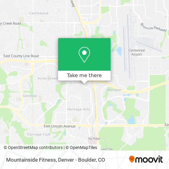 Mountainside Fitness map