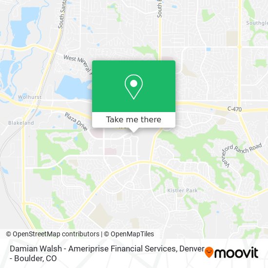 Damian Walsh - Ameriprise Financial Services map