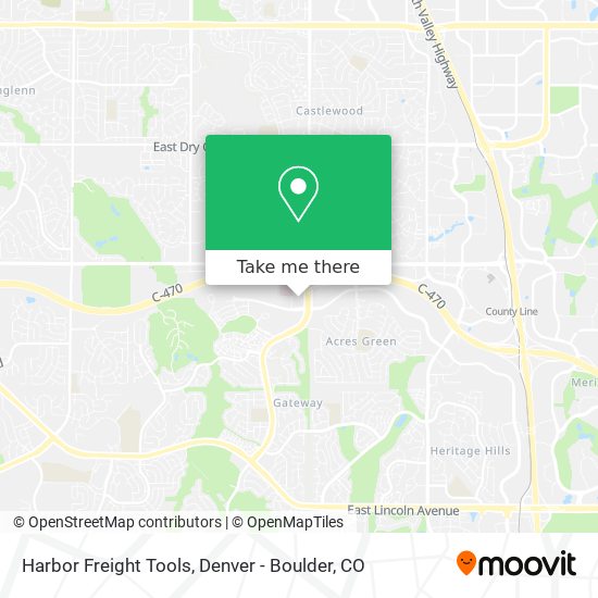 Driving Directions To Harbor Freight How To Get To Harbor Freight Tools In Highlands Ranch By Bus Or Light Rail?