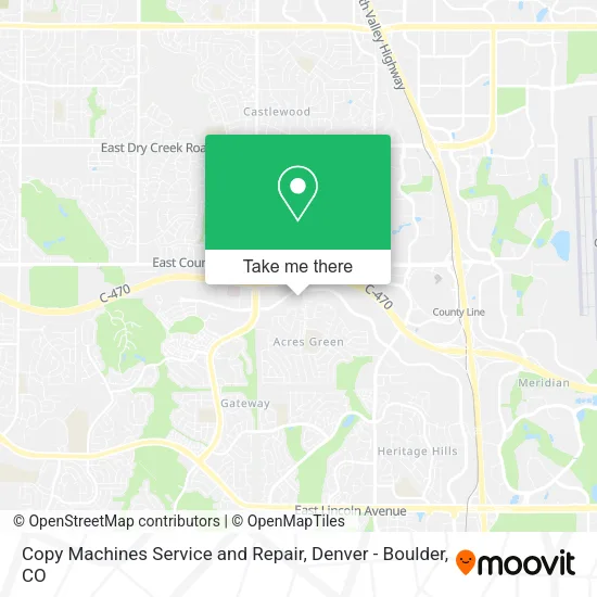 Copy Machines Service and Repair map