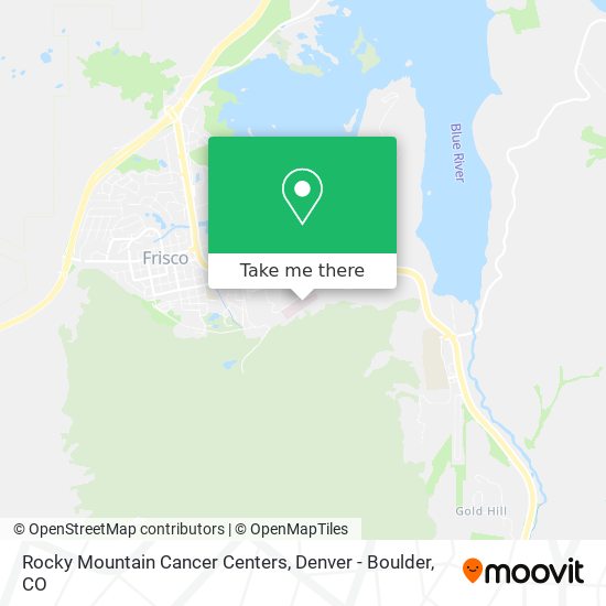 Rocky Mountain Cancer Centers map