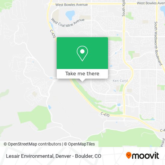 Lesair Environmental map